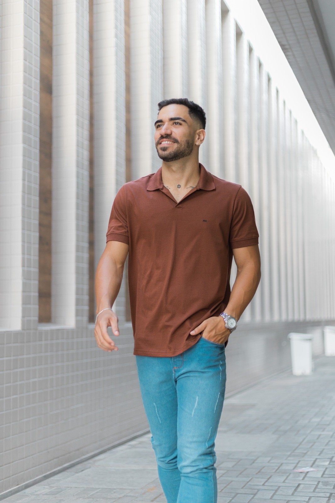 Polo gola v - Imagem 5